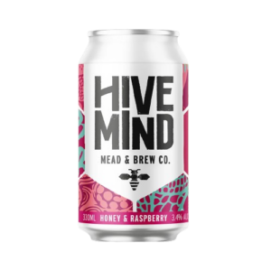 HONEY AND RASPBERRY SPARKLING MEAD 330ML CAN