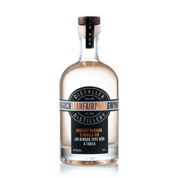 Llanfairpwll Distillery AngleseyRhubarb & Vanilla Gin